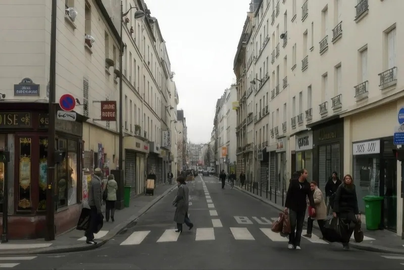 Angle rue du Chemin Vert et rue Popincourt