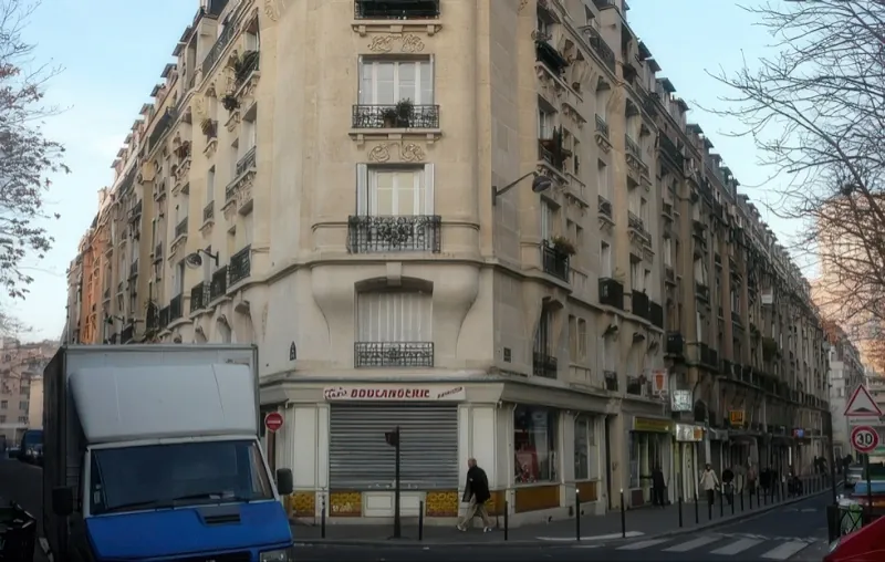 Angle rue du Clos et rue Courat