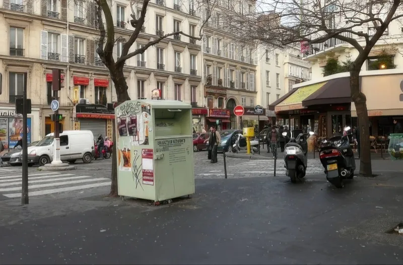 Angle rue du Faubourg du Temple