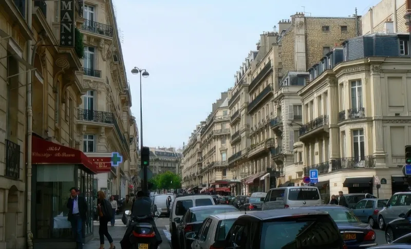 Angle rue François 1er et rue Marbeuf