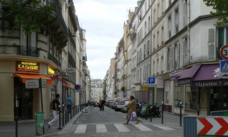 Angle rue Lacroix et avenue de Clichy