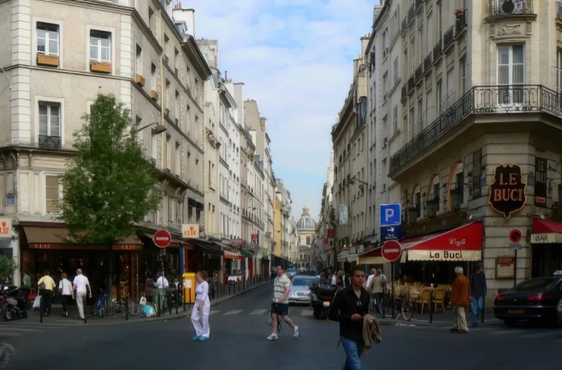 Angle rue Mazarine et rue Dauphine