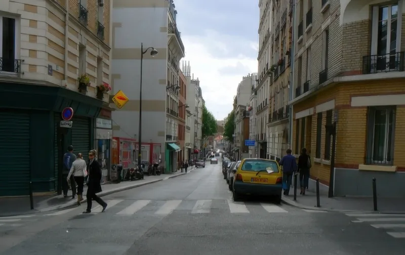 Angle rue Orfila et rue de la Chine