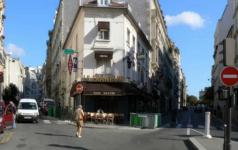 Angle rue Vineuse et rue Franklin