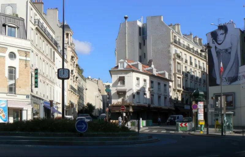 Angle rue Vineuse et rue Franklin