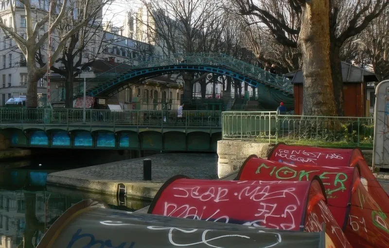 Canal Saint-Martin pont tournant
