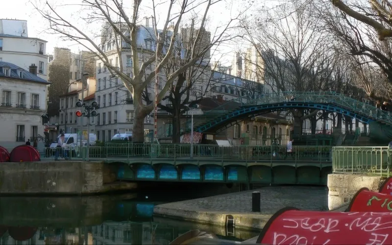 Canal Saint-Martin pont tournant