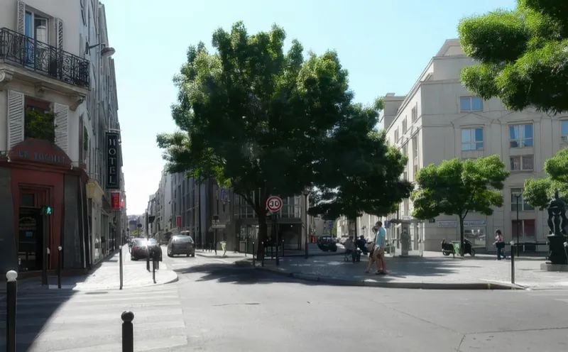 Carrefour entre rue Guilleminot et rue de l'Ouest