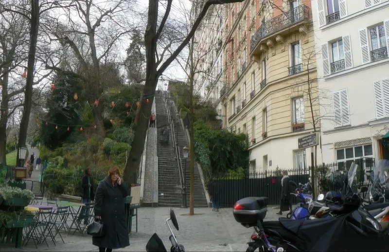 Escaliers de la rue Muller