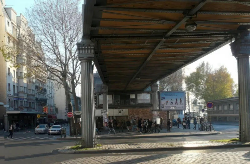 Station de métro Jaurès