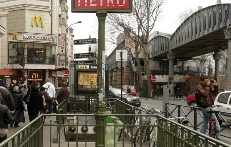 Station de métro Jaurès