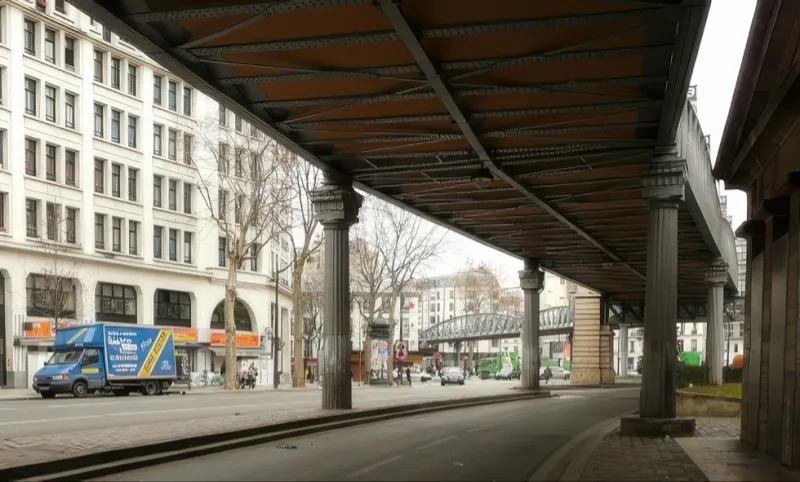 Station de métro Jaurès