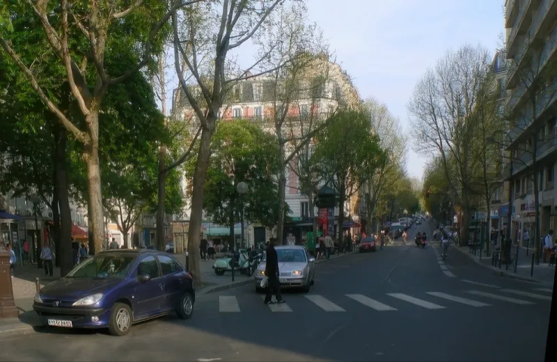 Place des Rigoles et rue des Pyrénées