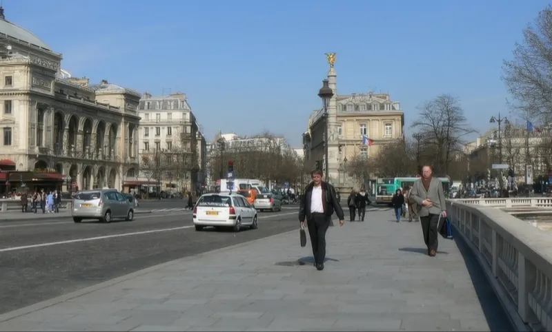 Place du Châtelet depuis le pont au Change