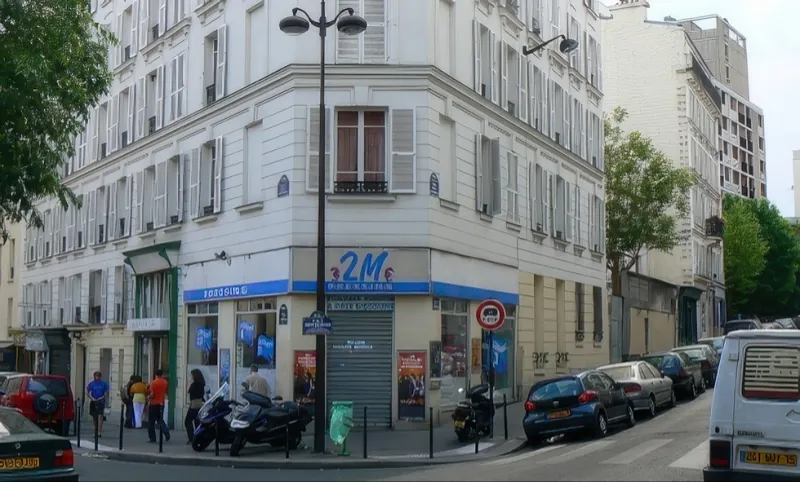 Angle rue des Couronnes et rue des Envierges