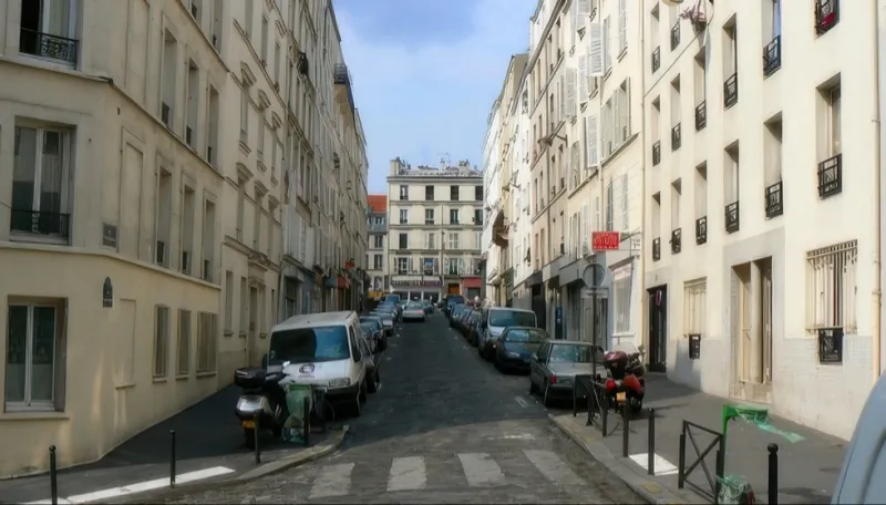 Rue Jouye-Rouve depuis rue Lesage