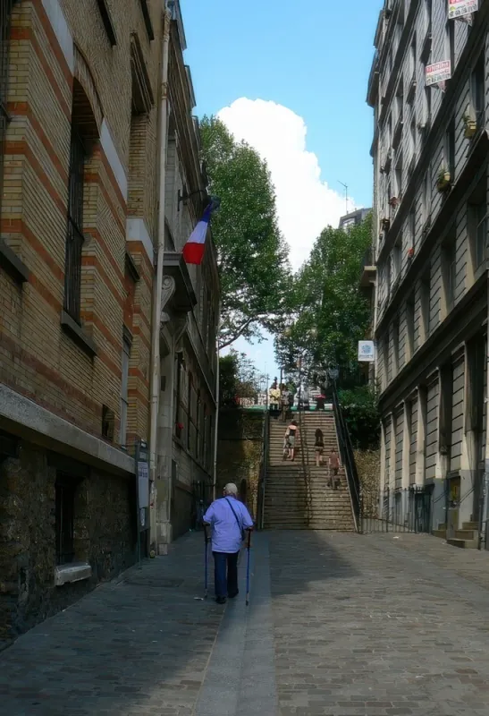 Escalier rue Levert