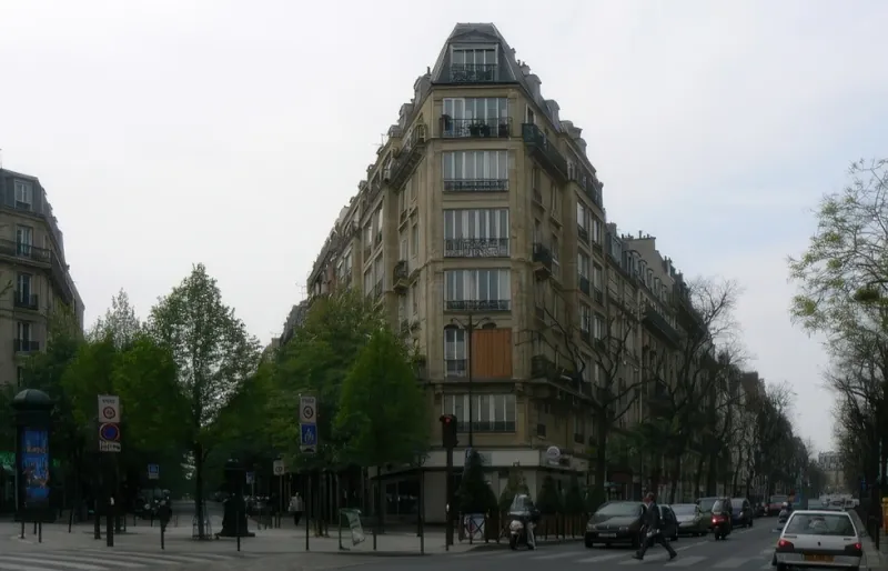 Rue Sarrette depuis la rue d'Alésia