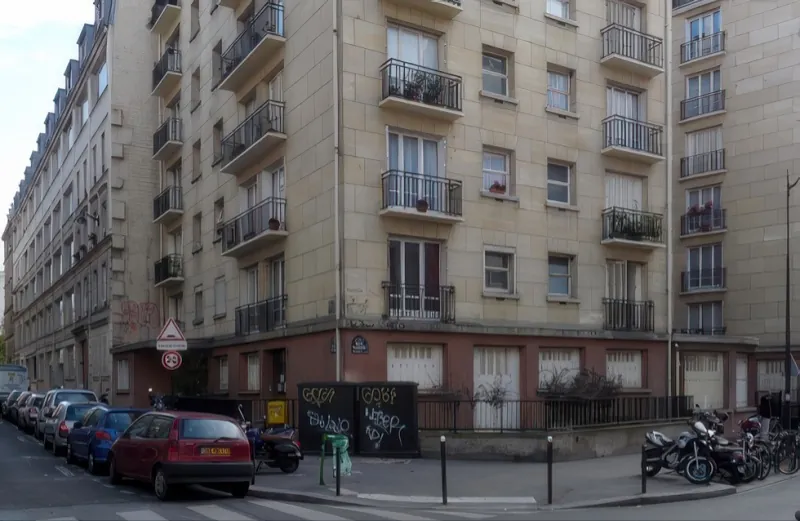 Rue Titon et rue Chanzy