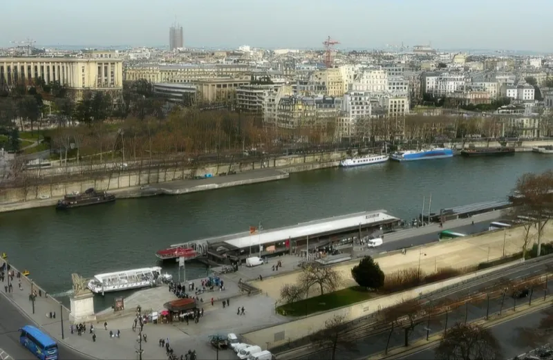 Trocadéro vu depuis la Tour Eiffel